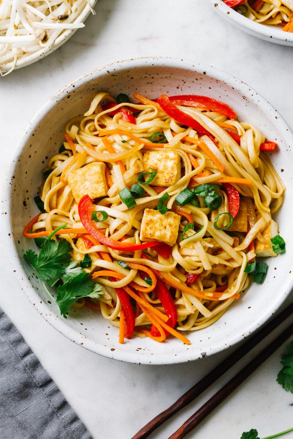 Tofu con Pasta China En casa cocino yo